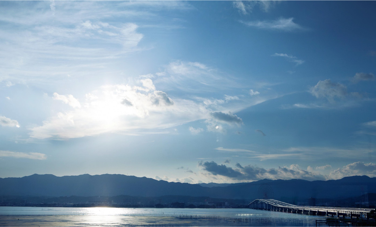 雄大な琵琶湖　滋賀の名峰を一望